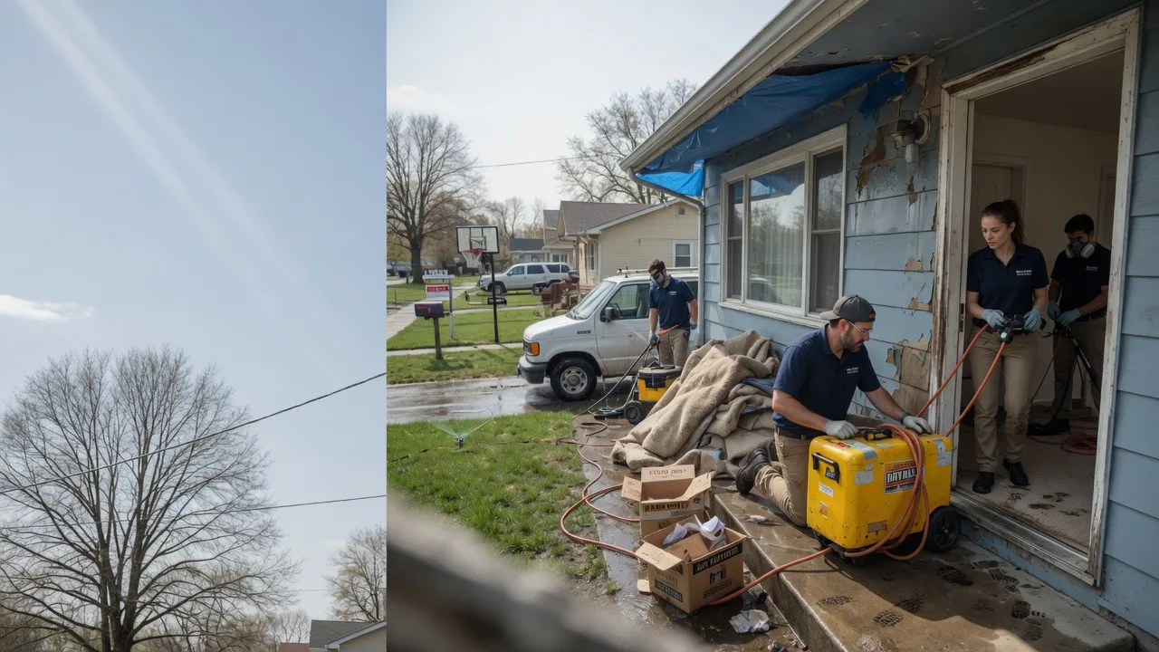 Basement Flood Cleanup in Wellsville, KS near me